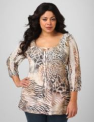 Animal Trail Sublimation Top