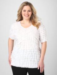 Shimmer Spliced Eyelash Top