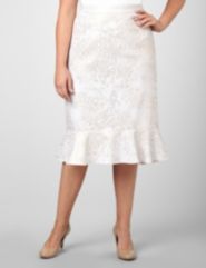 Luminosity Denim Skirt by Added Dimensions