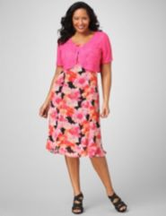 Floral Faire Dress with Shrug