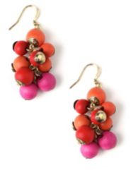 Warm Hues Bead Earrings