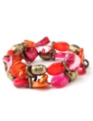 Double Row Shell Bracelet
