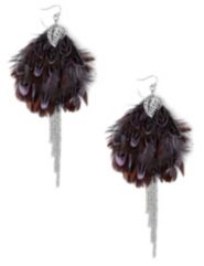 Feather Tassel Earrings