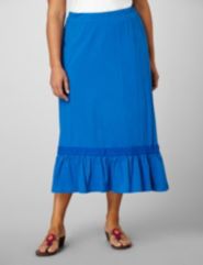Crochet Trim Skirt