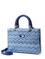 Woven Chevron Bag
