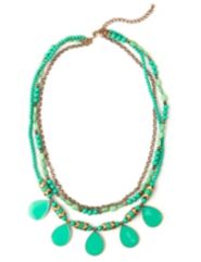 Lime Layered Necklace