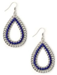 Two-Tone Teardrop Earrings