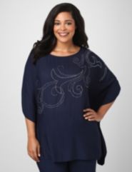 Crystal Swirl Poncho
