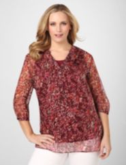 Metallic Double-Layer Top