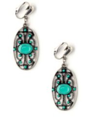 Sea Green Filigree Earrings