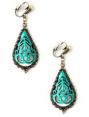 Scallop Trim Earrings