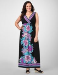 Maxi Border Dress