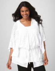 Regal Textures Poncho Cardigan
