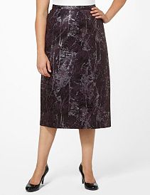 Snake Sheen Skirt