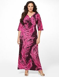 Fluid Feather Dress
