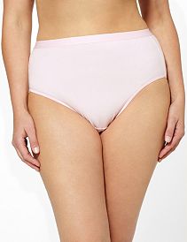 Serenada&reg; Solid Hi-Cut Panty