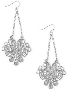 Filigree Chain Earrings by Catherines