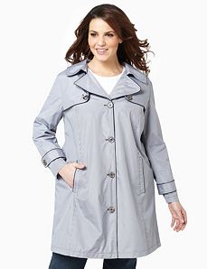 Mini-Checker Trench Coat