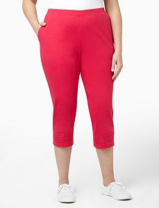 Floral Bead Capri