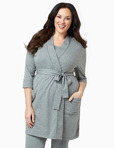 Tied Knit Lounge Robe