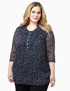 Dotted Duet Top