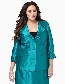 Silky Ruched Jacket