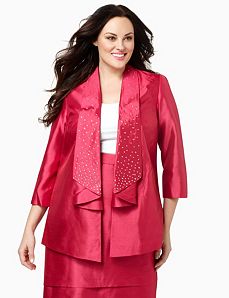 Polished Shantung Jacket