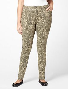 Floral Pinpoint Legging