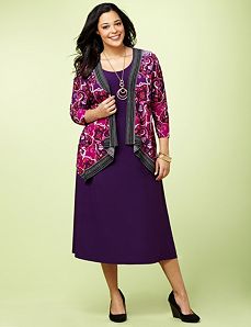 Paisley Enchant Jacket Dress
