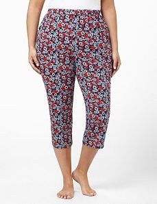 Daisy Lace Sleep Capri