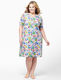 Floral Sketch Sleepshirt