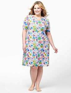Floral Sketch Sleepshirt