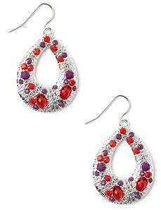 Teardrop Jewel Earrings