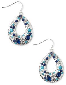 Teardrop Jewel Earrings
