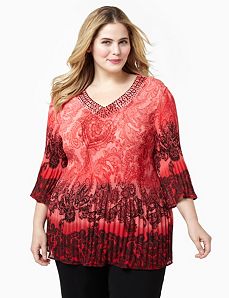 Paisley Possession V-Neck