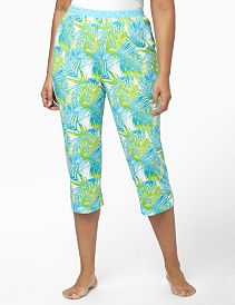 Eyelet Palm Sleep Capri