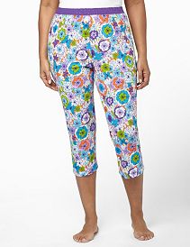 Floral Sleep Capri