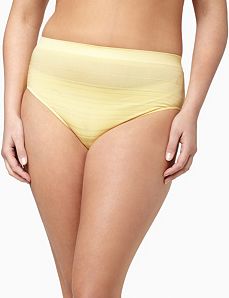 Serenada&reg; Stripe Seamless Panty by CATHERINES