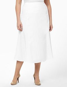 Crisp Linen Skirt
