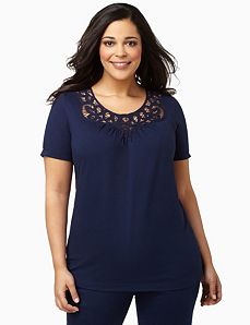 Lace Comfort Sleep Tee