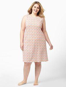 Sleeveless Key Sleepshirt