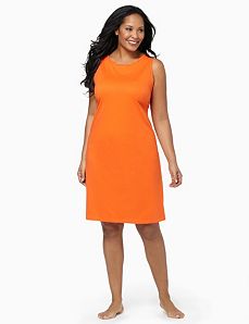 Twisted Sleeveless Sleepshirt