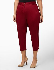 Crisp Sateen Crop