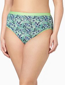 Serenada&reg; Paisley Muse Hi-Cut Panty