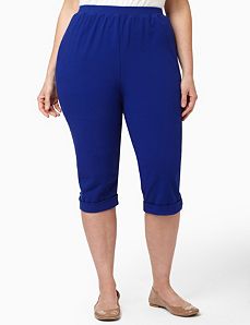 Rhinestone Cuff Capri