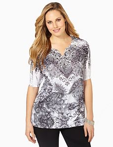 Shadow Scroll Tunic