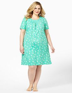 Dragonfly Pleated Sleepshirt