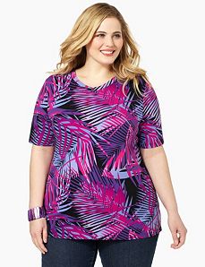 Tahiti Tropics V-Neck