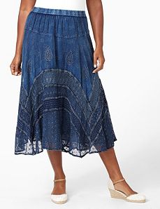 Paisley Threads Skirt