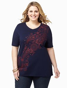 Paisley Swirl Tee
